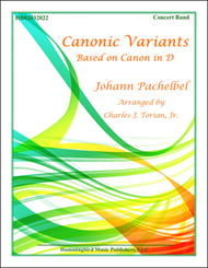 Canonic Variants Concert Band sheet music cover Thumbnail